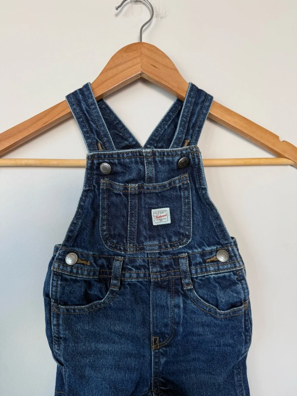 3/$20⚡️ Old Navy Dark Wash Unisex Workwear Jean Overalls Denim Y2K Inspired